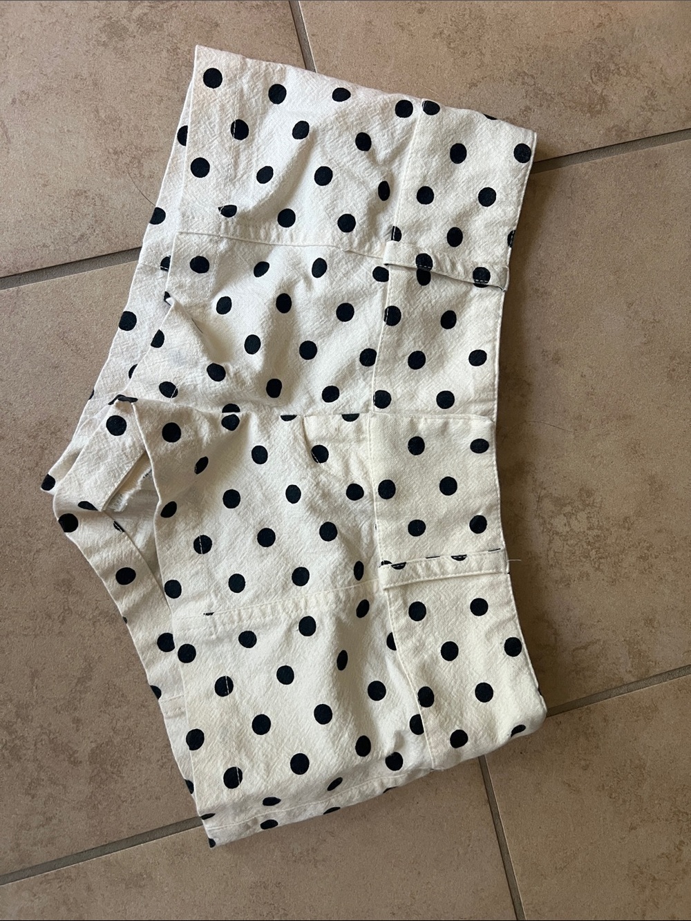 Polka Dot shorts- Black on White - Picture 1 of 3